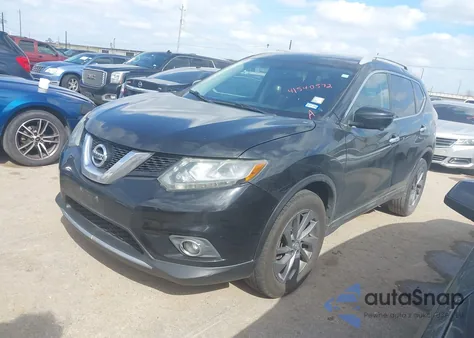 2016 Nissan Rogue Sl z USA, uszkodzony, nr VIN 5N1AT2MT8GC761214